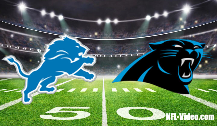 Detroit Lions vs Carolina Panthers Full Game Replay 2022 NFL Week 16