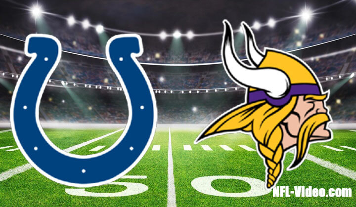 vikings colts game replay