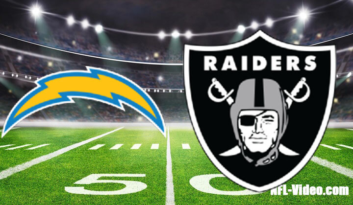 Los Angeles Chargers vs Las Vegas Raiders Full Game Replay 2022 NFL Week 13