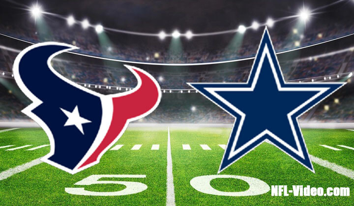 Houston Texans vs Dallas Cowboys Full Game Replay 2022 NFL Week 14