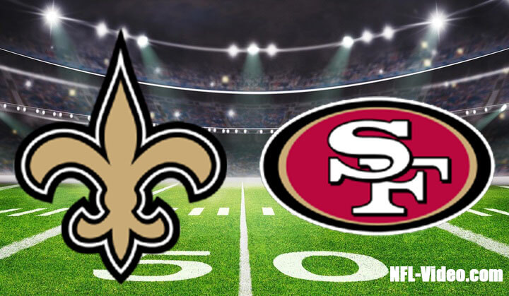 New Orleans Saints vs San Francisco 49ers Full Game Replay 2022 NFL Week 12