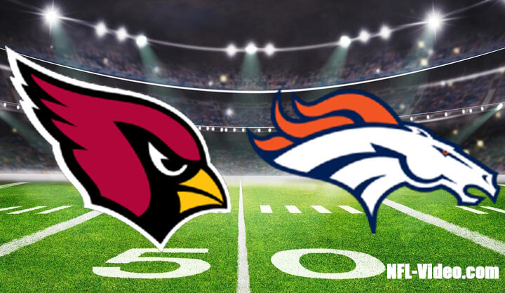 Arizona Cardinals vs Denver Broncos Full Game Replay 2022 NFL Week 15