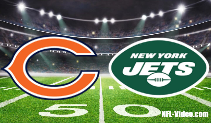 Chicago Bears vs New York Jets Full Game Replay 2022 NFL Week 12