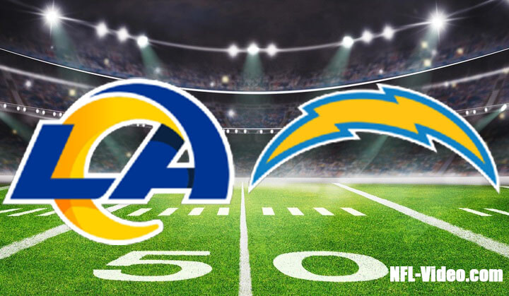Los Angeles Rams vs Los Angeles Chargers Full Game Replay 2022 NFL Week 17