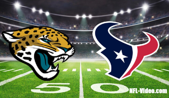 Jacksonville Jaguars vs Houston Texans Full Game Replay 2022 NFL Week 17