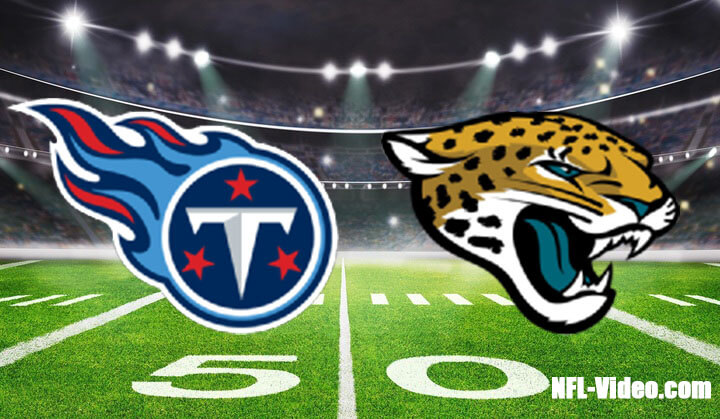 Tennessee Titans vs Jacksonville Jaguars Full Game Replay 2022 NFL Week 18