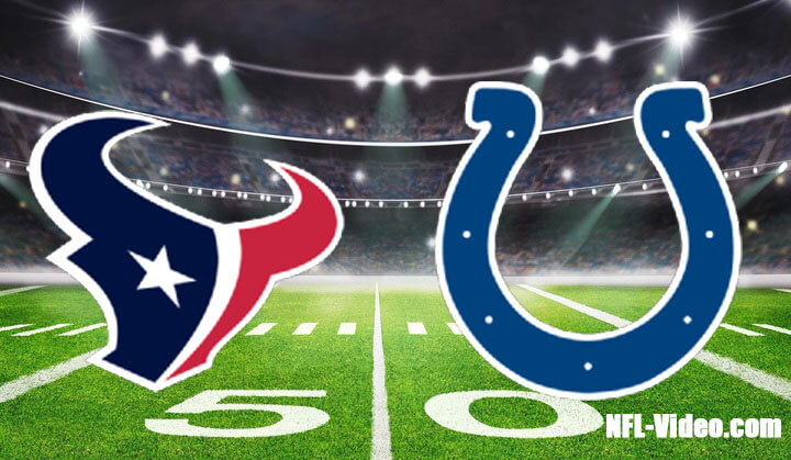 Houston Texans vs Indianapolis Colts Full Game Replay 2022 NFL Week 18