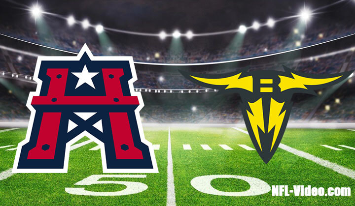 Houston Roughnecks vs San Antonio Brahmas Full Game Replay 2023 XFL Week 8