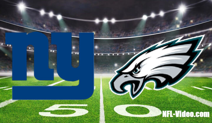 New York Giants vs Philadelphia Eagles Full Game Replay 2022 NFL Week 18