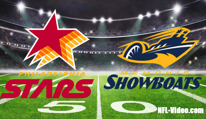 Philadelphia Stars vs Memphis Showboats Full Game Replay 2023 USFL Week 1