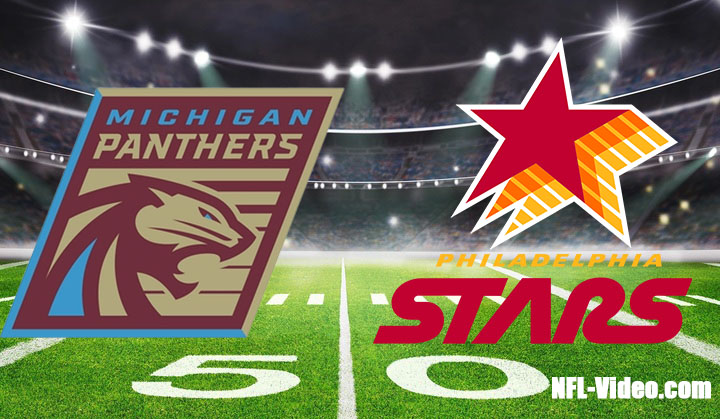 Michigan Panthers vs Philadelphia Stars Full Game Replay 2023 USFL Week 2