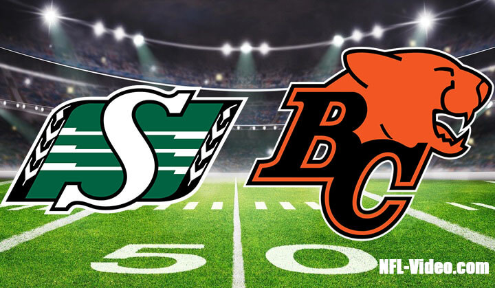 Saskatchewan Roughriders vs BC Lions Full Game Replay 2023 CFL Week 7