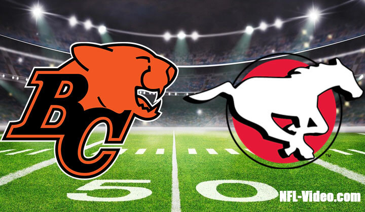BC Lions vs Calgary Stampeders Full Game Replay 2023 CFL Week 1