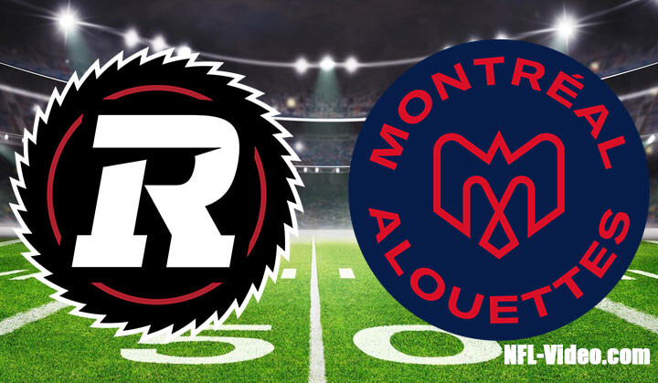 Ottawa Redblacks vs Montreal Alouettes Full Game Replay 2023 CFL Week 1