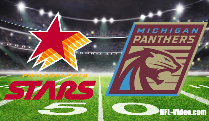 Philadelphia Stars vs Michigan Panthers Full Game Replay 2023 USFL Week 10
