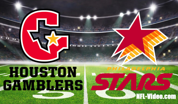 Houston Gamblers vs Philadelphia Stars Full Game Replay 2023 USFL Week 4