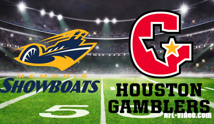 Memphis Showboats vs Houston Gamblers Full Game Replay 2023 USFL Week 3