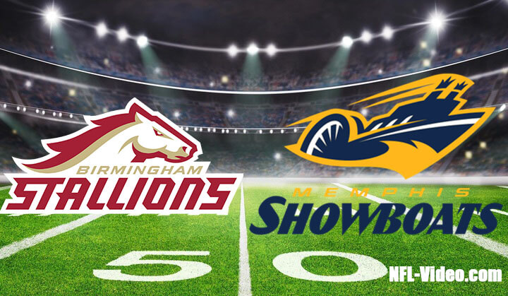 Birmingham Stallions vs Memphis Showboats Full Game Replay 2023 USFL Week 10