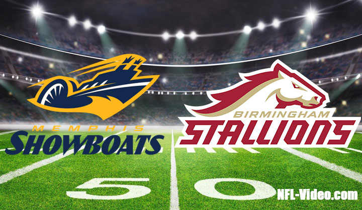 Memphis Showboats vs Birmingham Stallions Full Game Replay 2023 USFL Week 2