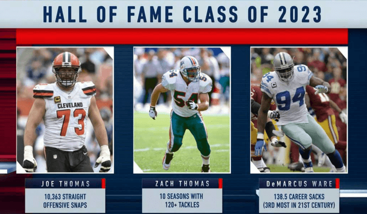 Watch Pro Football Hall of Fame Enshrinement 2023 Outside USA on ESPN Plus