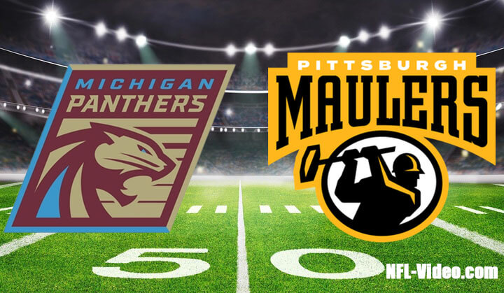 Michigan Panthers vs Pittsburgh Maulers Full Game Replay 2023 USFL Semi-Final