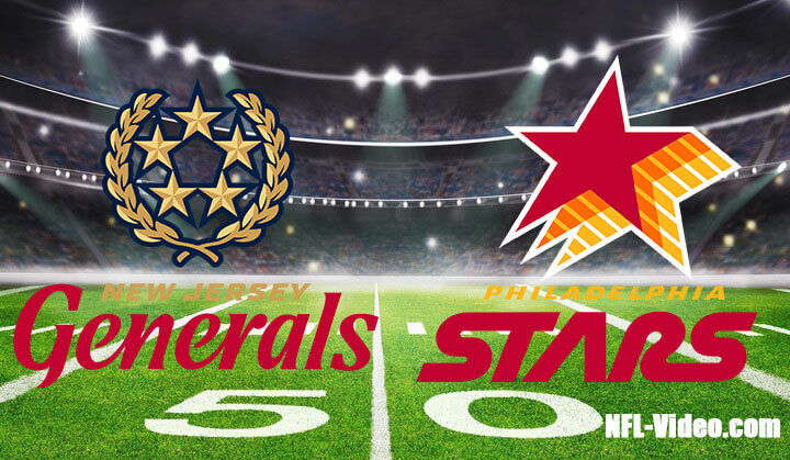 New Jersey Generals vs Philadelphia Stars Full Game Replay 2023 USFL Week 5