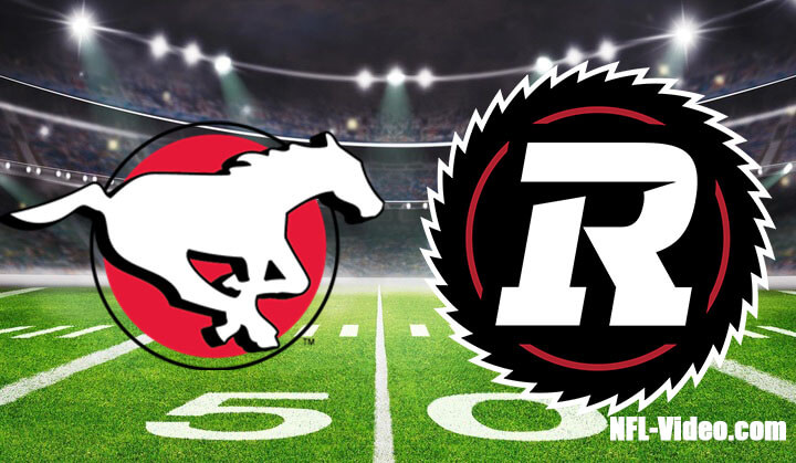 Calgary Stampeders vs Ottawa Redblacks Full Game Replay 2023 CFL Week 2