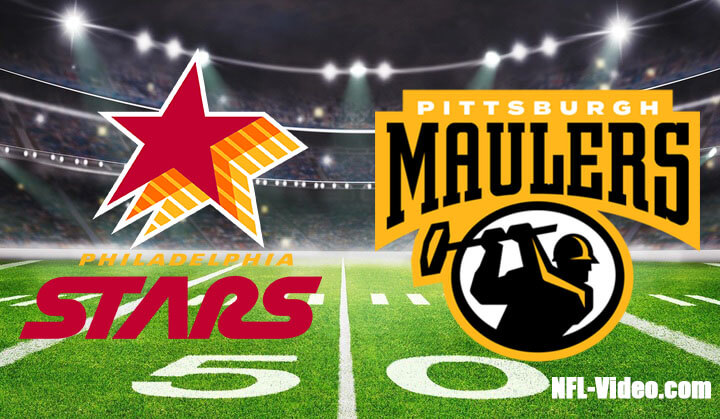 Philadelphia Stars vs Pittsburgh Maulers Full Game Replay 2023 USFL Week 7