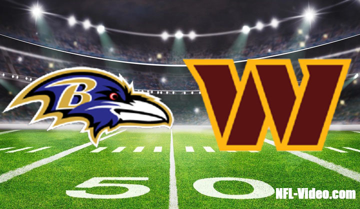 Baltimore Ravens vs Washington Commanders Full Game Replay 2023 NFL Preseason Week 2