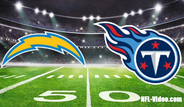 Los Angeles Chargers vs Tennessee Titans Full Game Replay 2023 NFL Week 2