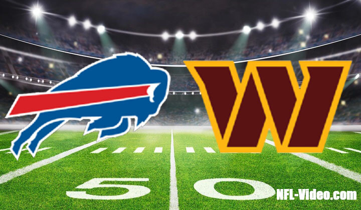 Buffalo Bills vs Washington Commanders Full Game Replay 2023 NFL Week 3