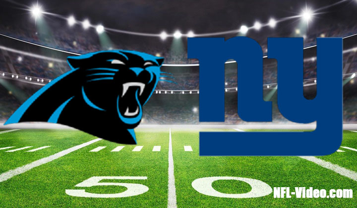 Carolina Panthers vs New York Giants Full Game Replay 2023 NFL Preseason Week 2