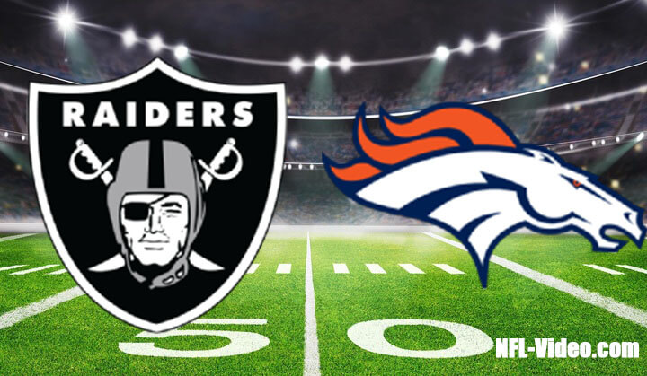 Las Vegas Raiders vs Denver Broncos Full Game Replay 2023 NFL Week 1
