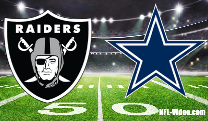 Las Vegas Raiders vs Dallas Cowboys Full Game Replay 2023 NFL Preseason Week 3
