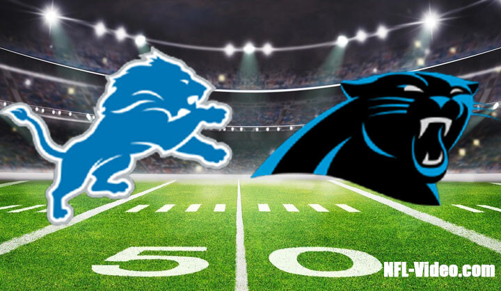Detroit Lions vs Carolina Panthers Full Game Replay 2023 NFL Preseason Week 3