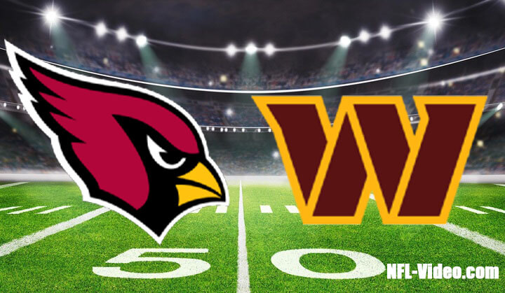 Arizona Cardinals vs Washington Commanders Full Game Replay 2023 NFL Week 1