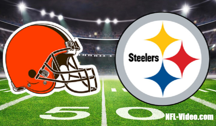 browns steelers wild card full game