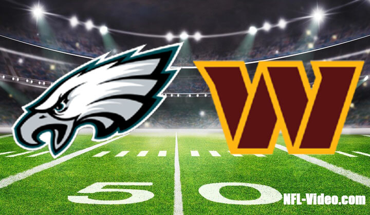 Philadelphia Eagles vs Washington Commanders Full Game Replay 2023 NFL Week 8