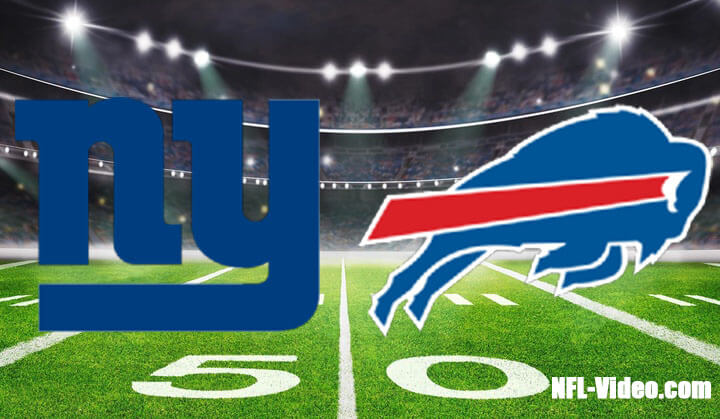New York Giants vs Buffalo Bills Full Game Replay 2023 NFL Week 6
