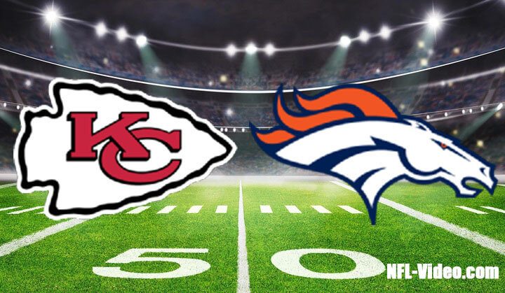 Kansas City Chiefs vs Denver Broncos Full Game Replay 2023 NFL Week 8