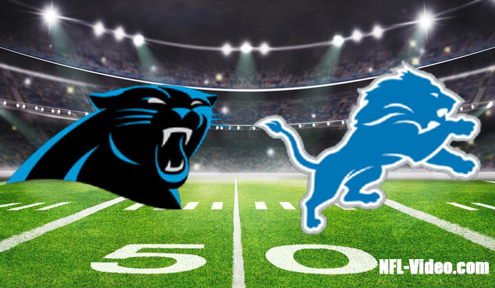 Carolina Panthers vs Detroit Lions Full Game Replay 2023 NFL Week 5