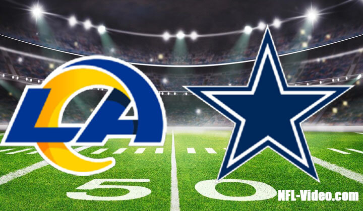 Los Angeles Rams vs Dallas Cowboys Full Game Replay 2023 NFL Week 8