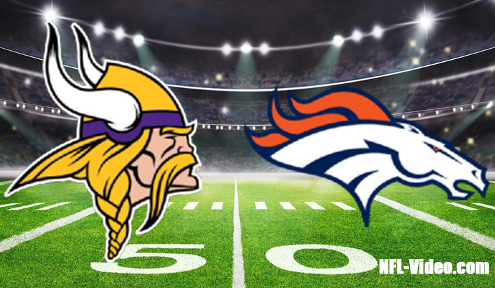 Minnesota Vikings vs Denver Broncos Full Game Replay 2023 NFL Week 11