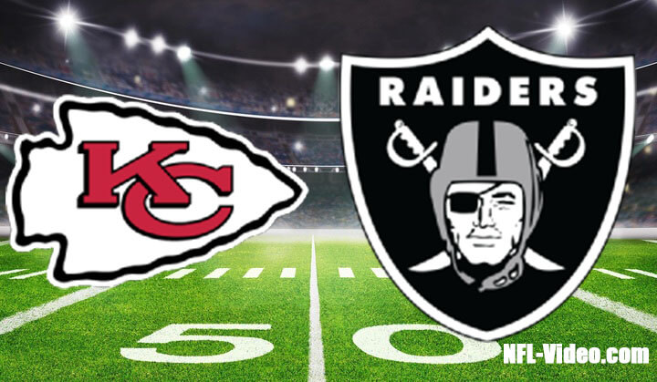 Kansas City Chiefs vs Las Vegas Raiders Full Game Replay 2023 NFL Week 12