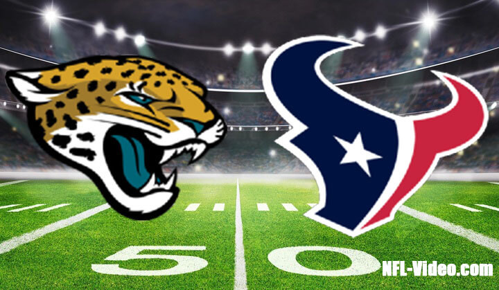 Jacksonville Jaguars vs Houston Texans Full Game Replay 2023 NFL Week 12