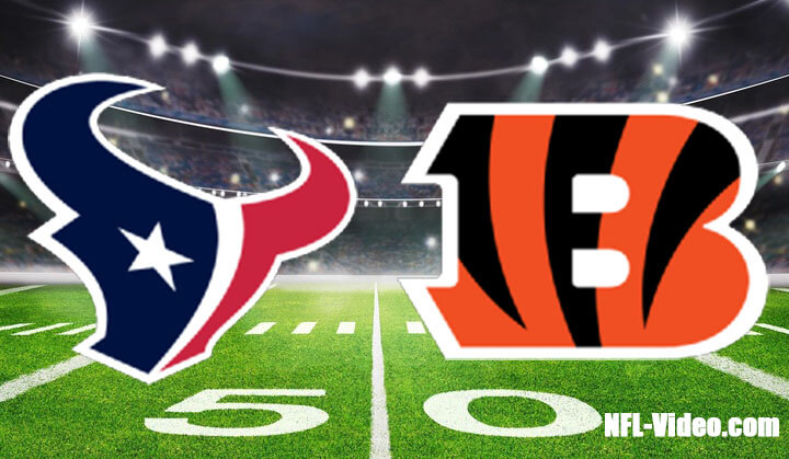 Houston Texans vs Cincinnati Bengals Full Game Replay 2023 NFL Week 10