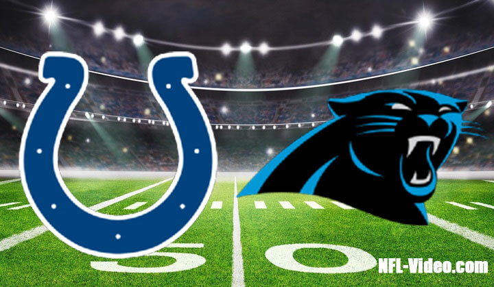 Indianapolis Colts vs Carolina Panthers Full Game Replay 2023 NFL Week 9