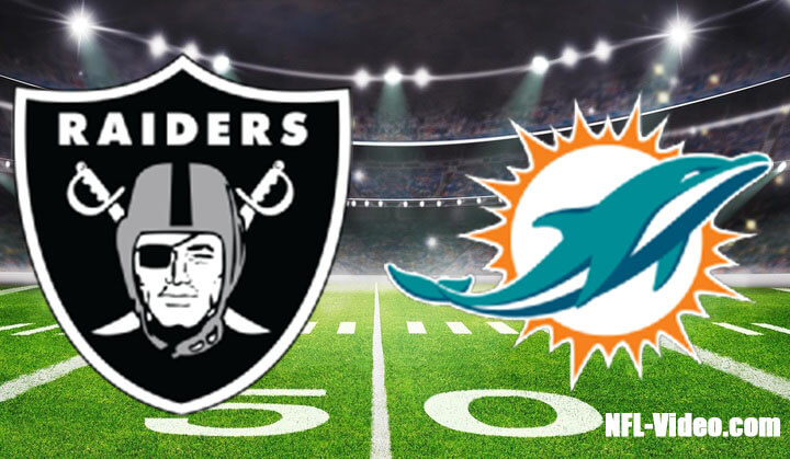 Las Vegas Raiders vs Miami Dolphins Full Game Replay 2023 NFL Week 11