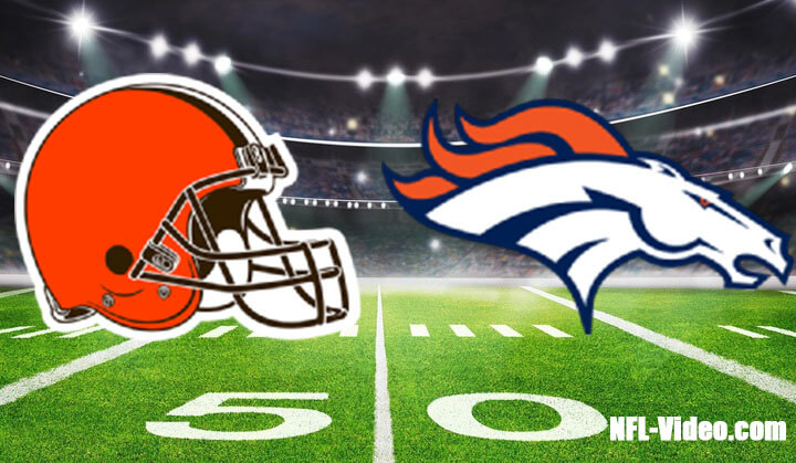 Cleveland Browns vs Denver Broncos Full Game Replay 2023 NFL Week 12