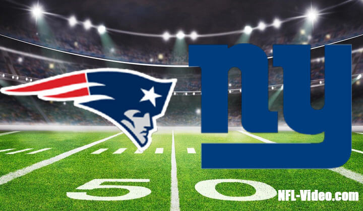 New England Patriots vs New York Giants Full Game Replay 2023 NFL Week 12